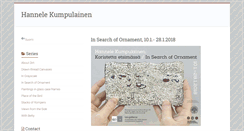 Desktop Screenshot of hannelekumpulainen.net